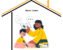 Home tuition learning illustration